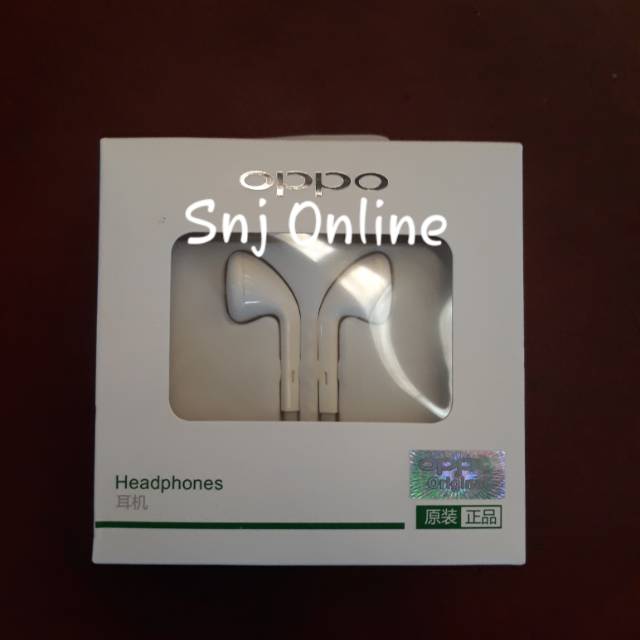 Hansfree Headset REALME C1 C2 U1 REALME 2 PRO REALME 2 warna putih ORIGINAL 100%