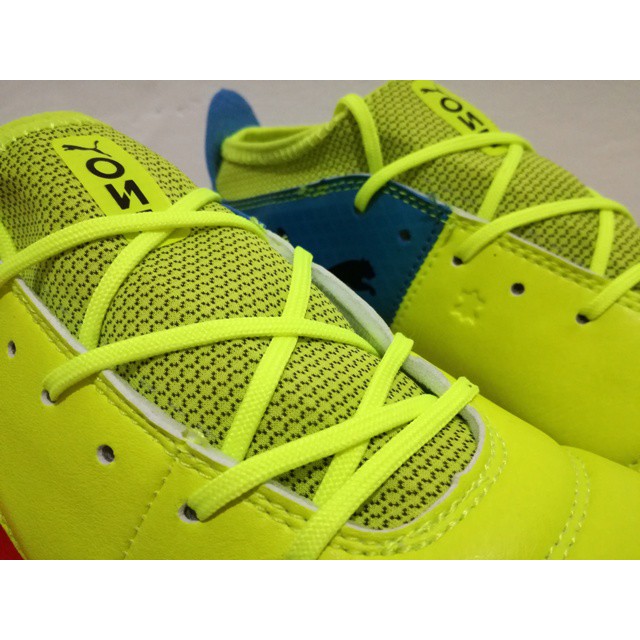 Sepatu Futsal Puma One 17.4 TT Safety Yellow Blue - TURF