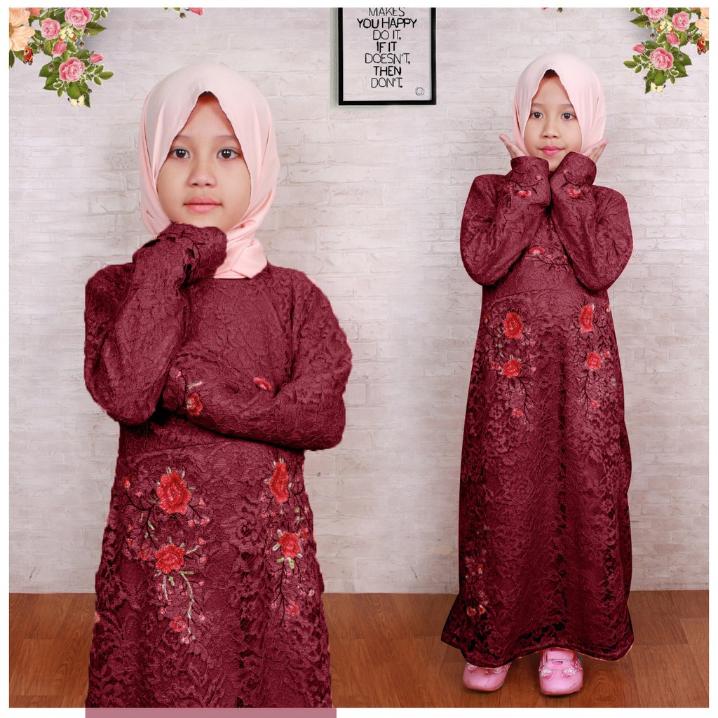 HOPYLOVY SALE - GAMIS ANAK BRUKAT NAOMI KIDS