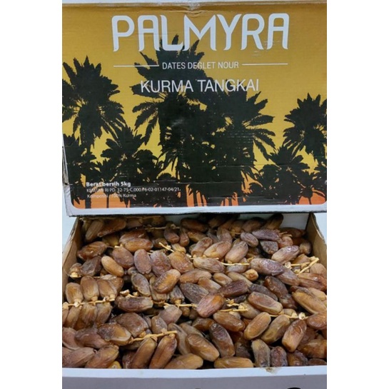 

Kurma Tunisia Palmyra/ Kurma Tangkai 5kg/ Fresh Dates