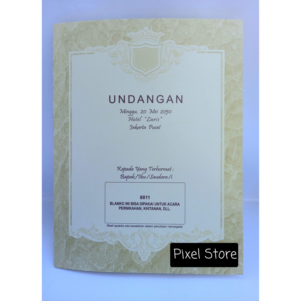Undangan Pernikahan ERBA 8811