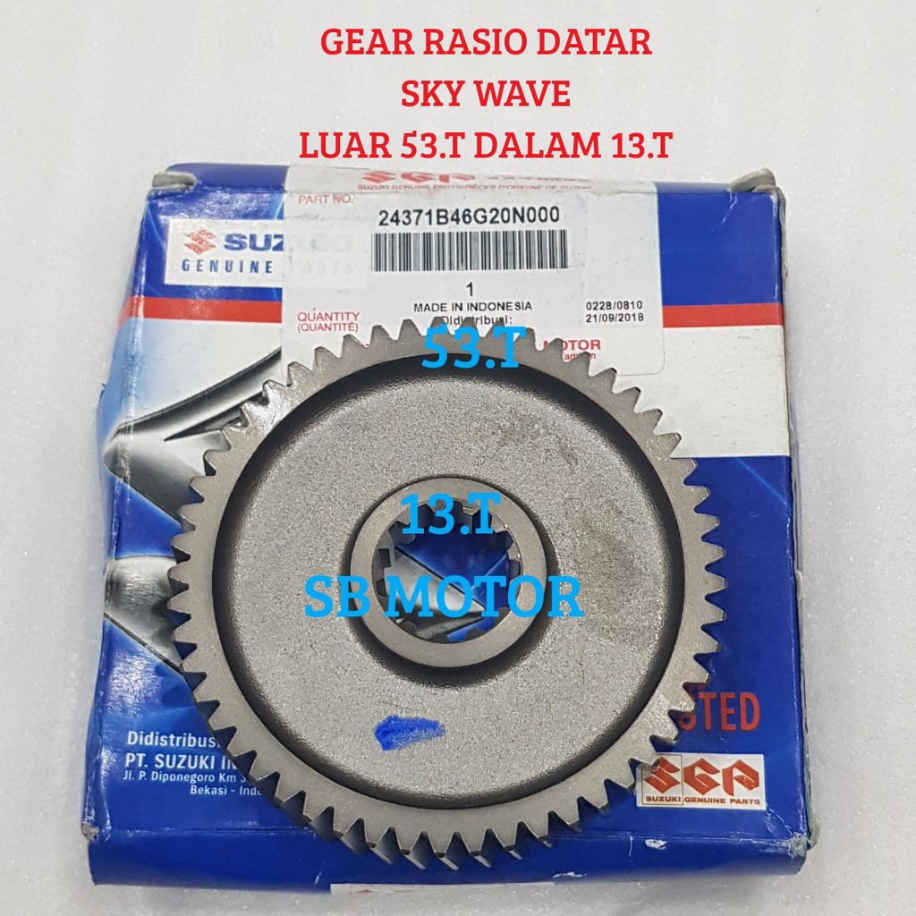 GEAR RASIO DATAR SKYWAVE 24371BB46G20N000