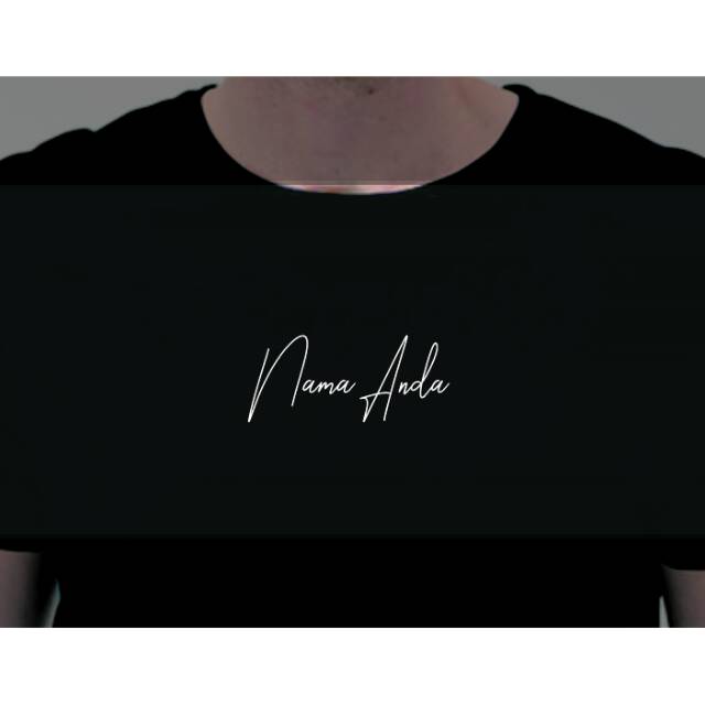 Kaos dewasa / costum nama / Sablon sendiri