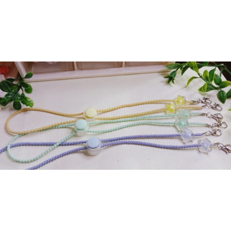 Strap Masker 2in1 tali ulir import | Kalung Masker | Konektor Masker | Tali Masker