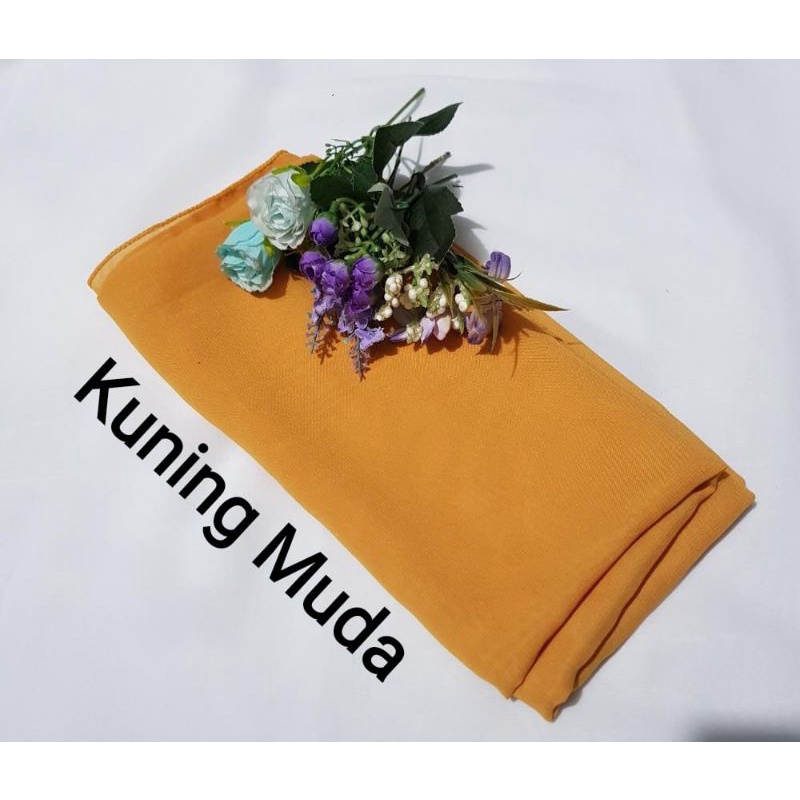 part1 BELLA SQUARE pollycotton premium-Kuning muda