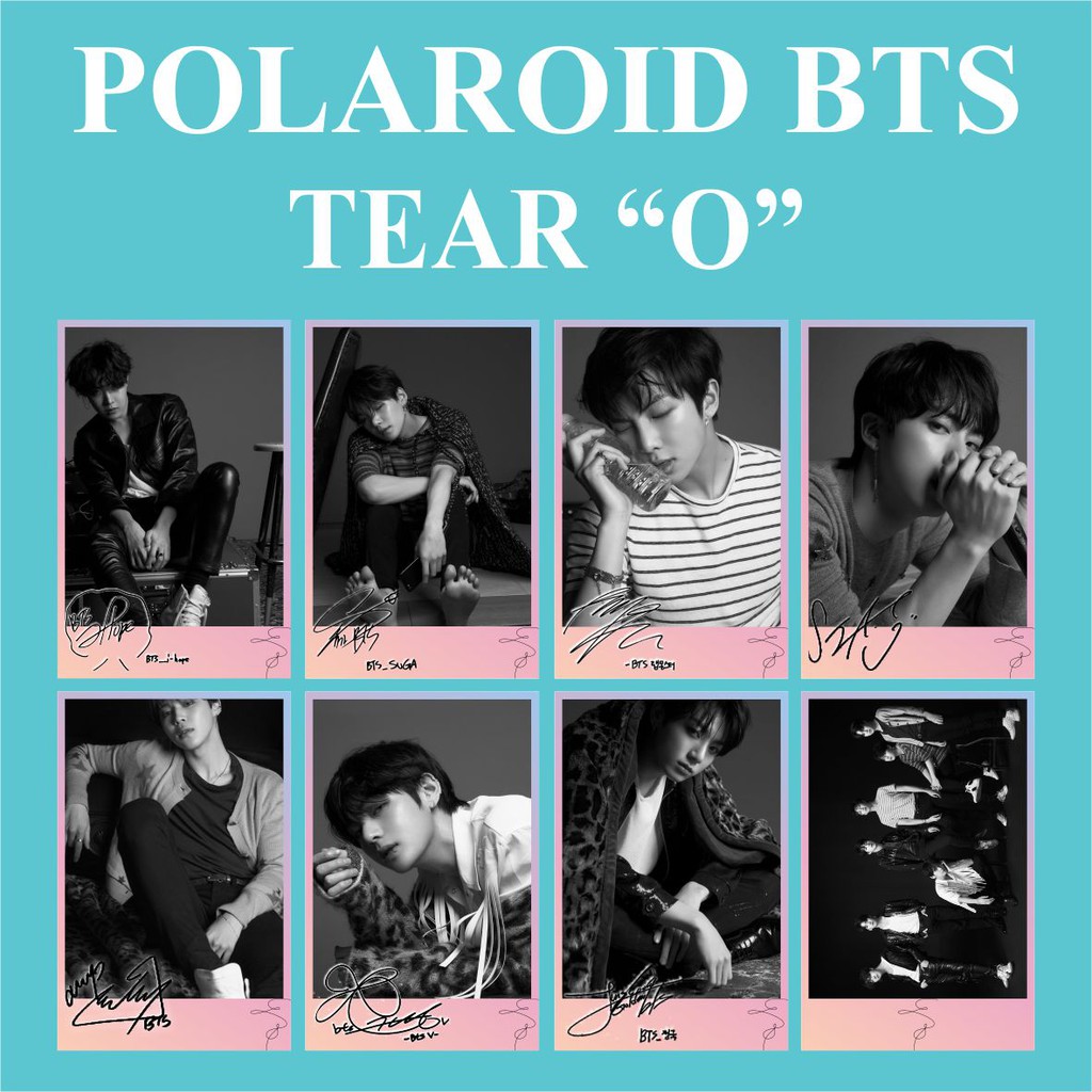 (READY STOCK) POLAROID BTS TEAR KPOP MURAH