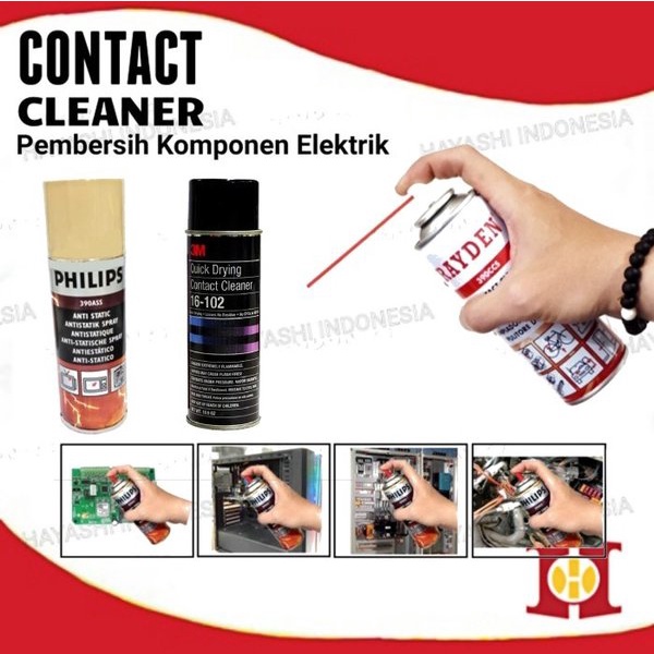 Pembersih Elektrik Elektronik Kontak Contact Cleaner Original