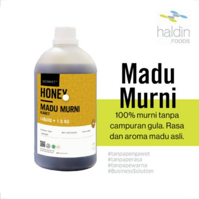 

MADU MURNI 100% HALDIN PRODUK ASLI DARI LEBAH BUNGA NEXTAR UKURAN 1,5 KG