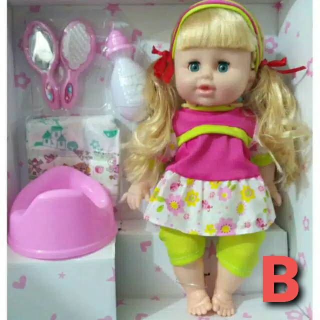 RESTOCK MY CUTE BABY BONEKA PIPIS + DOT + PAMPERS