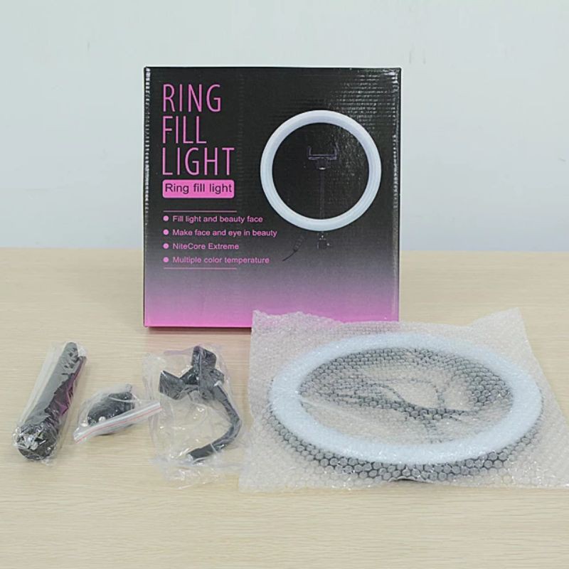 RINGLIGHT LED BESAR 30cm dan 26cm lampu MAKE UP Ring fill light + Tripod 55cm / 1.1M / 1.6M / 2.1M