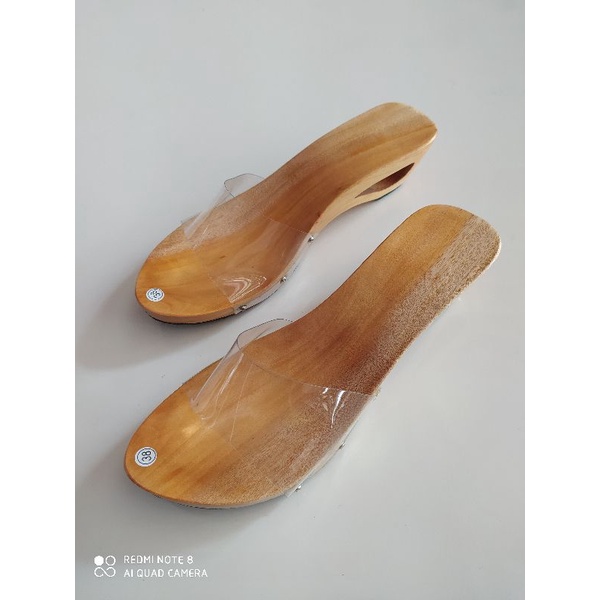 kelom mika hak 5cm/wedges 5cm/wedges natural 5cm/sandal slop-5