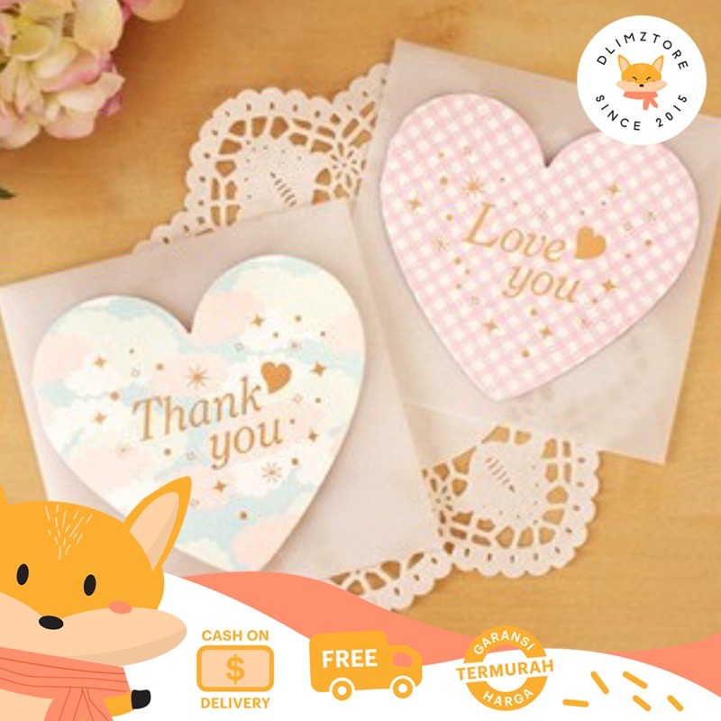 

[DZ] ST135 - Kartu Ucapan Valentine Ulang Tahun Terimakasih
