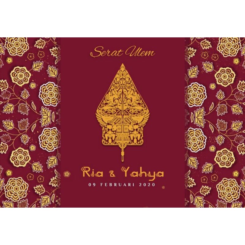 Undangan Pernikahan Digital Adat Jawa