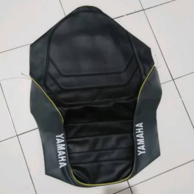 Kulit jok motor yamaha alfa lis kuning