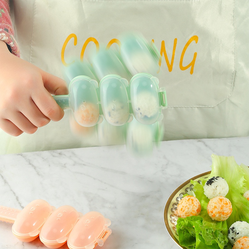 Cetakan Pembuat Bento Sushi Bola Nasi DIY Untuk Anak