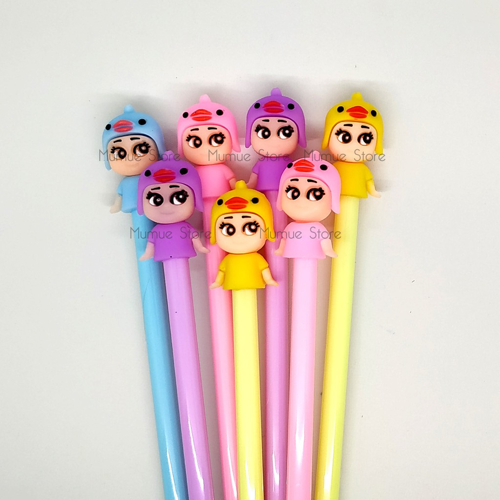 

12pcs pulpen gel PULPEN BERKARAKTER POCOYO GIRL / gel pen / Ink gel pen (POCOYO GIRL) 12PCS