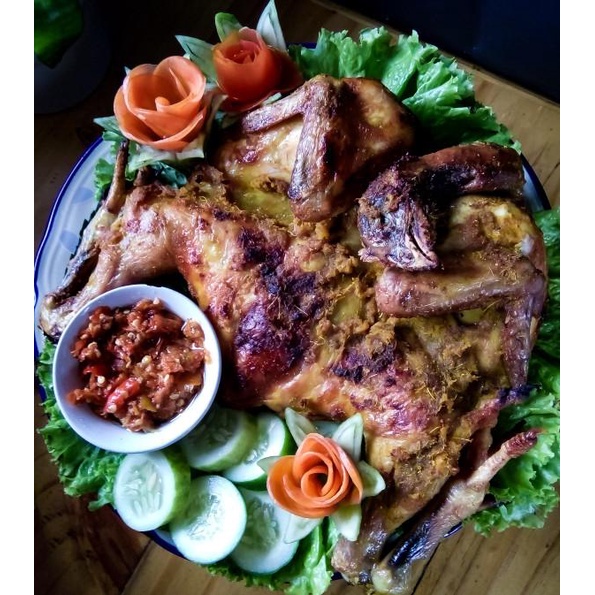 

Ayam bekakak/ingkung sambal setan