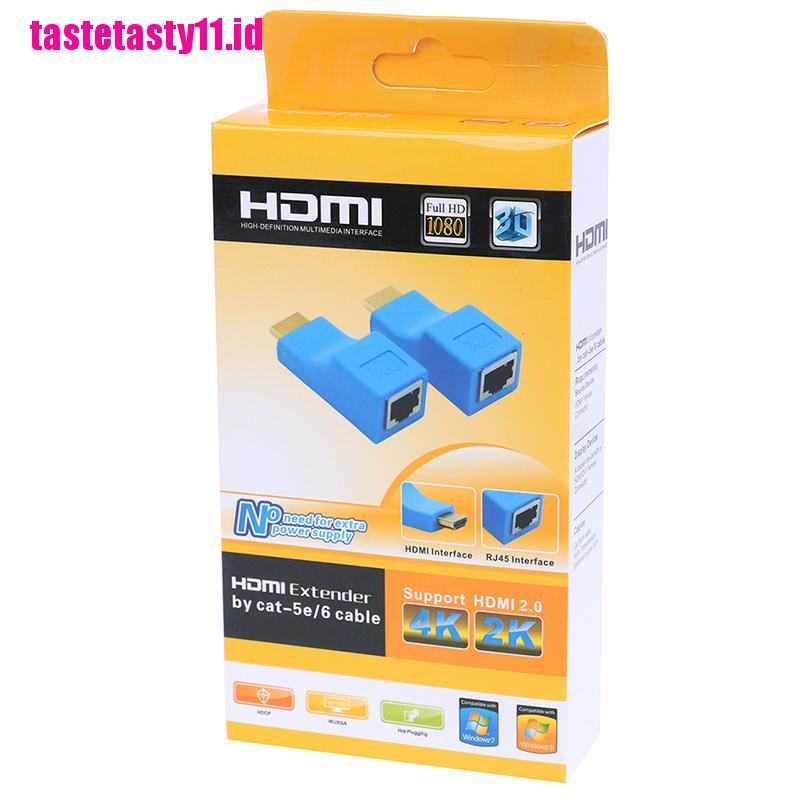 2pcs extender hdmi 1080p Ke rj45 over cat 5e / 6 network lan ethernet