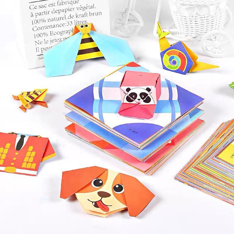 FURONANGEL ORIGAMI 3D GAMBAR ANIMAL MAINAN EDUKASI ANAK MELIPAT KERTAS