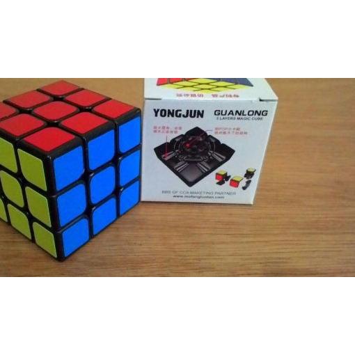 ► Rubik 3x3 Basic Hitam Guanlong Asli Ori Harga Murah ➷