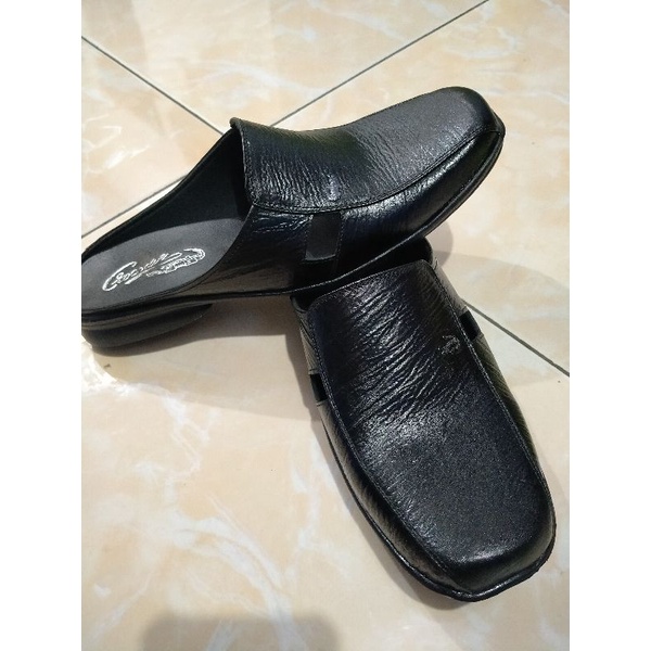 CROCODILE ORI - SEPATU PRIA, SANDAL SLOP BUSTONG TUTONG BAHAN KULIT ASLI MURAH