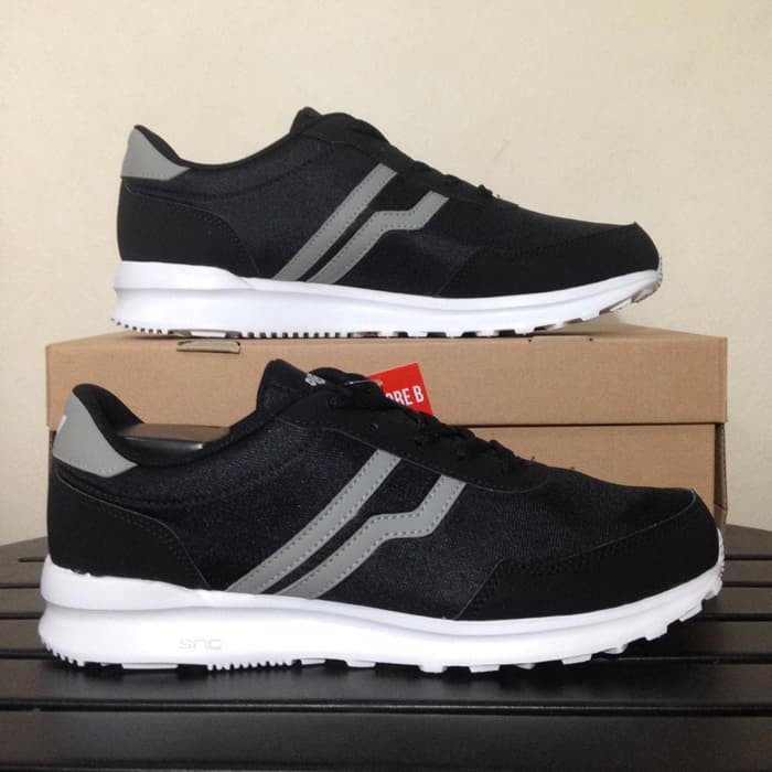 Sepatu Piero Original City Core B - Black Grey White
