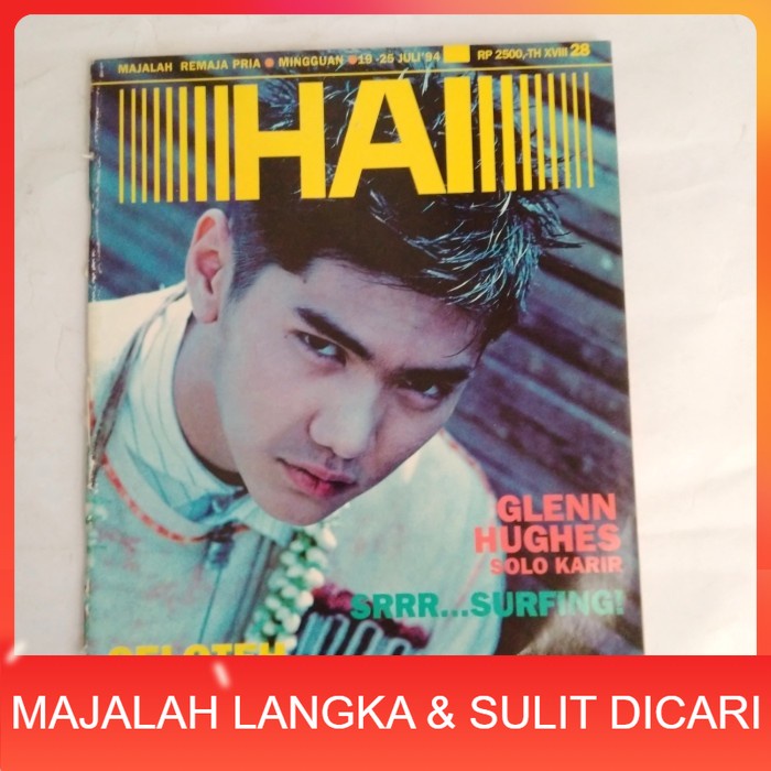 Majalah HAI No.28 Jul 1994 Cover JAFF Langka