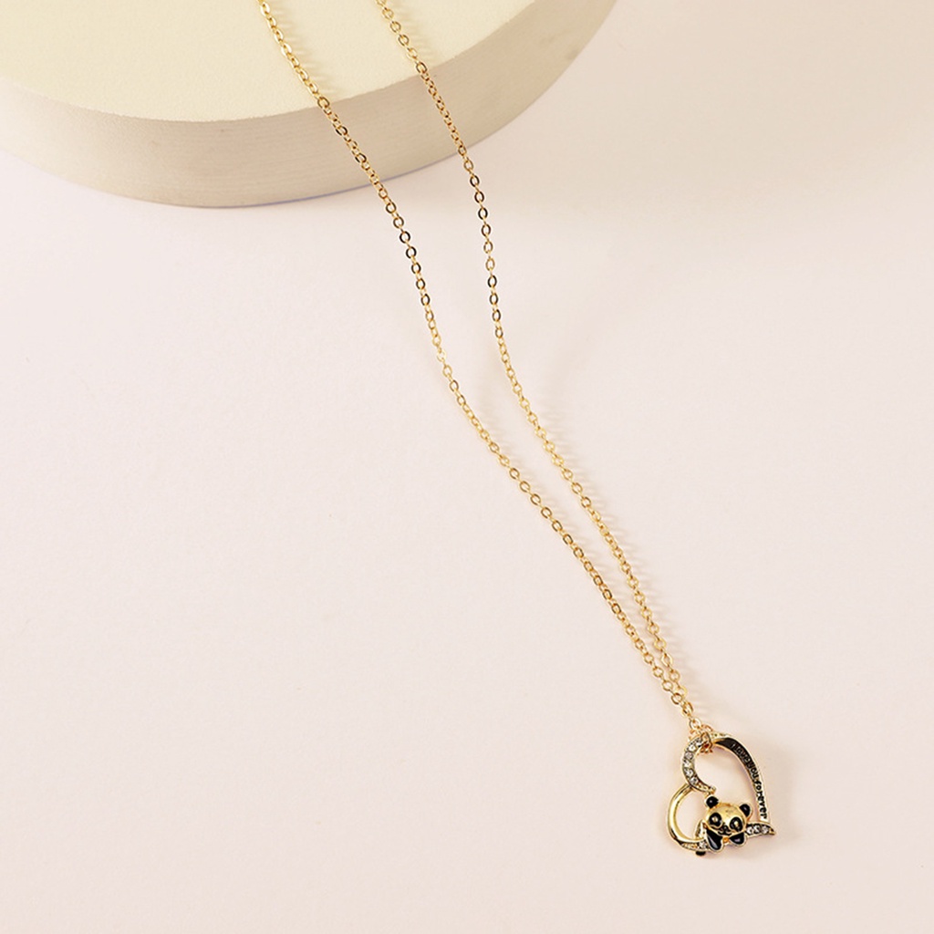 Hu Hu Hu Hu Hu Alat Bantu Pasang Kacamata♡ Kalung Rantai Dengan Liontin Bulat Motif Tulisan I Love You Forever Klasik Untuk Wanita