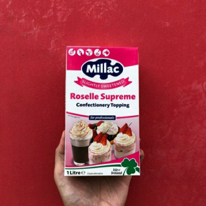 

Krim- Millac Roselle Supreme 1 Liter Whipping Cream -Krim.