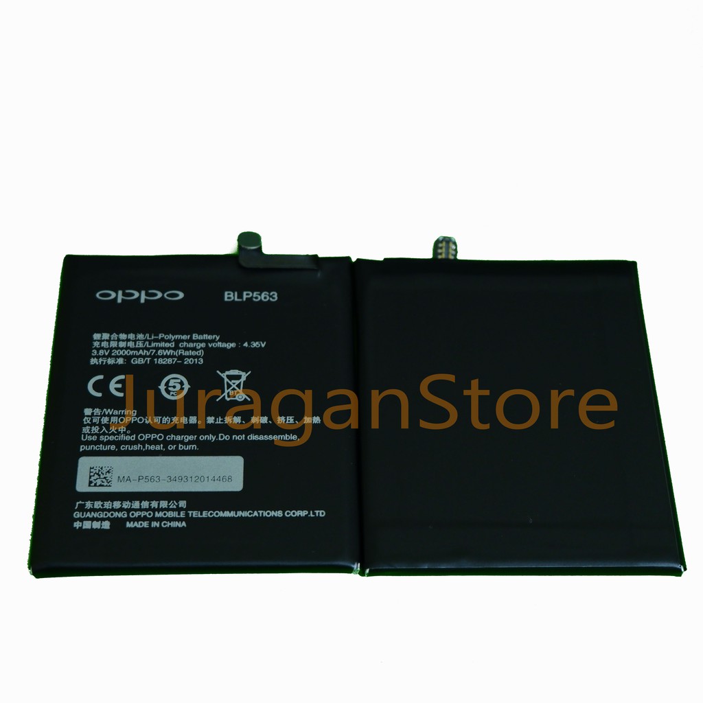 BATERAI BATRE OPPO FIND 5 MINI R827 BLP-563 ORIGINAL