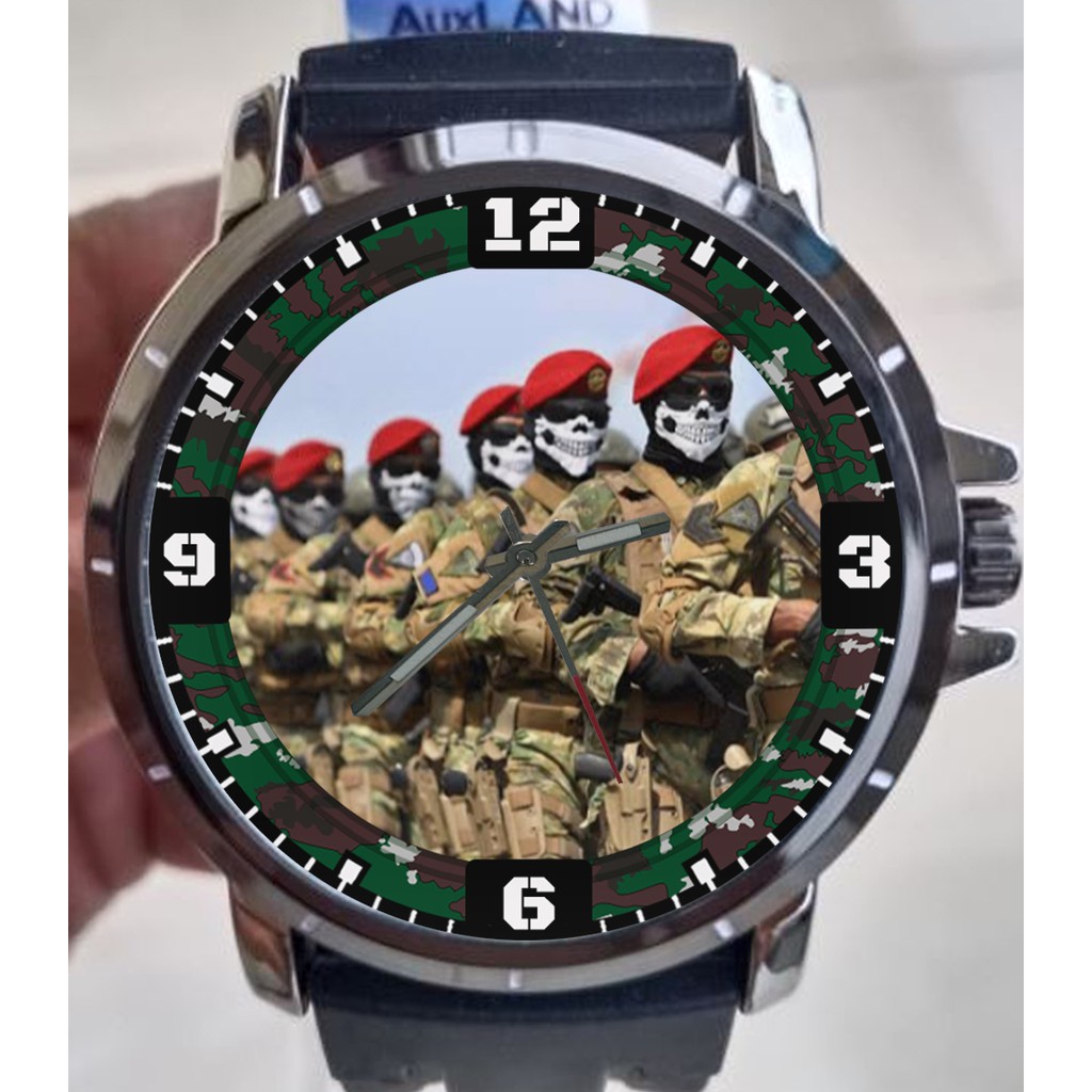 Jam Tangan Keren Terbaru Custom Pasukan TNI KOPASSUS