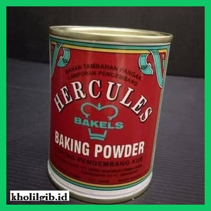 

Redwop-Gnikab- Baking Powder/Pengembang Kue Hercules 110Gr Halal -Hallall.