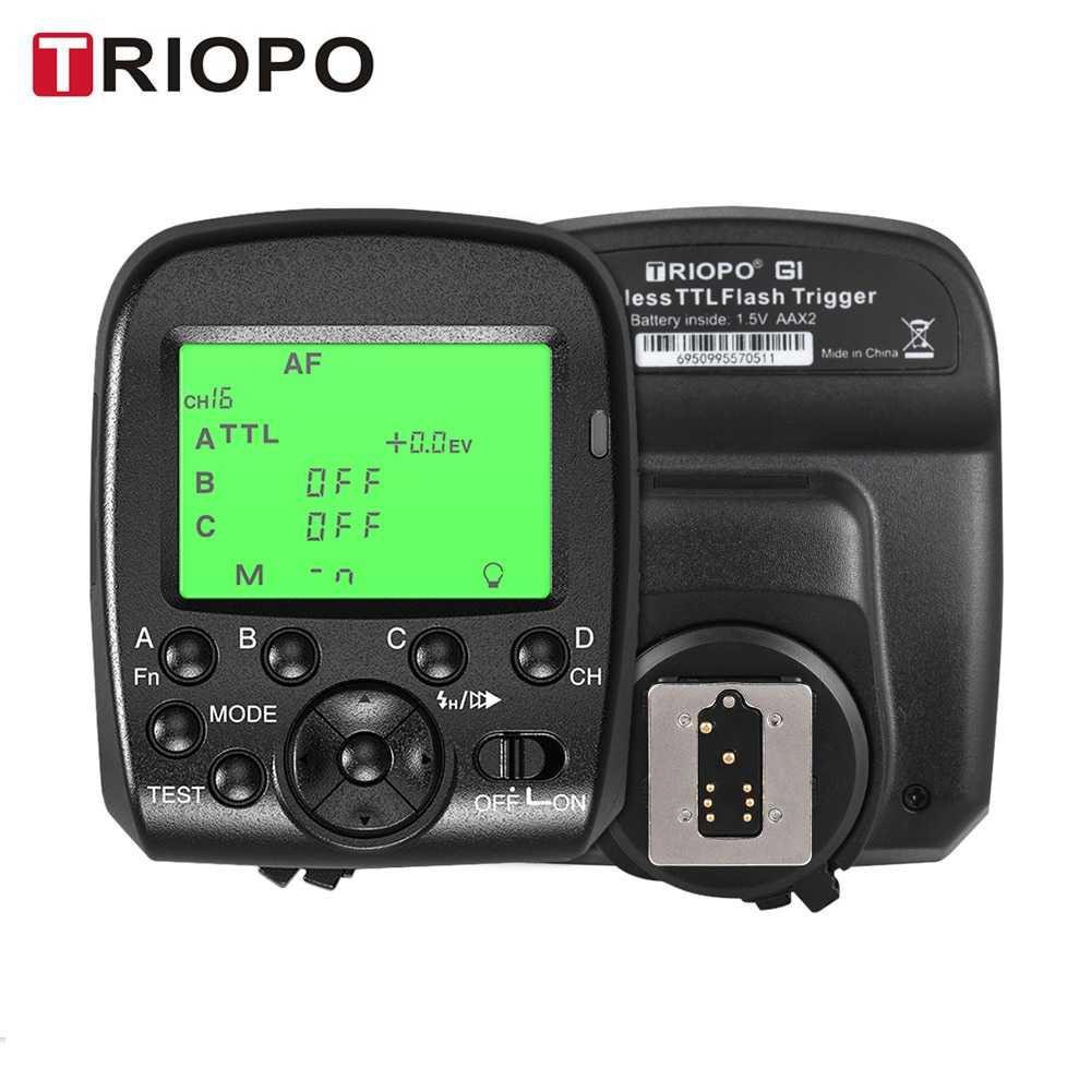 TRIOPO Wireless Flash Trigger Dual TTL WIdescreen LCD 1/8000s HSS - G1