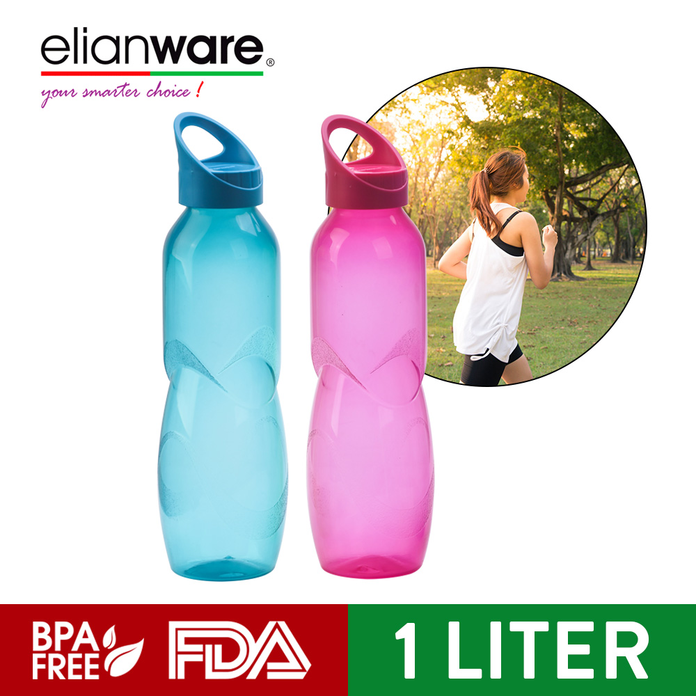 Elianware BPA Free Water Tumbler with Handle 1Ltr Water Bottle