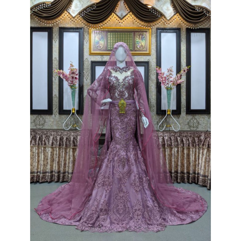Baju pengantin | kebaya pengantin murah / gaun pengantin ekor