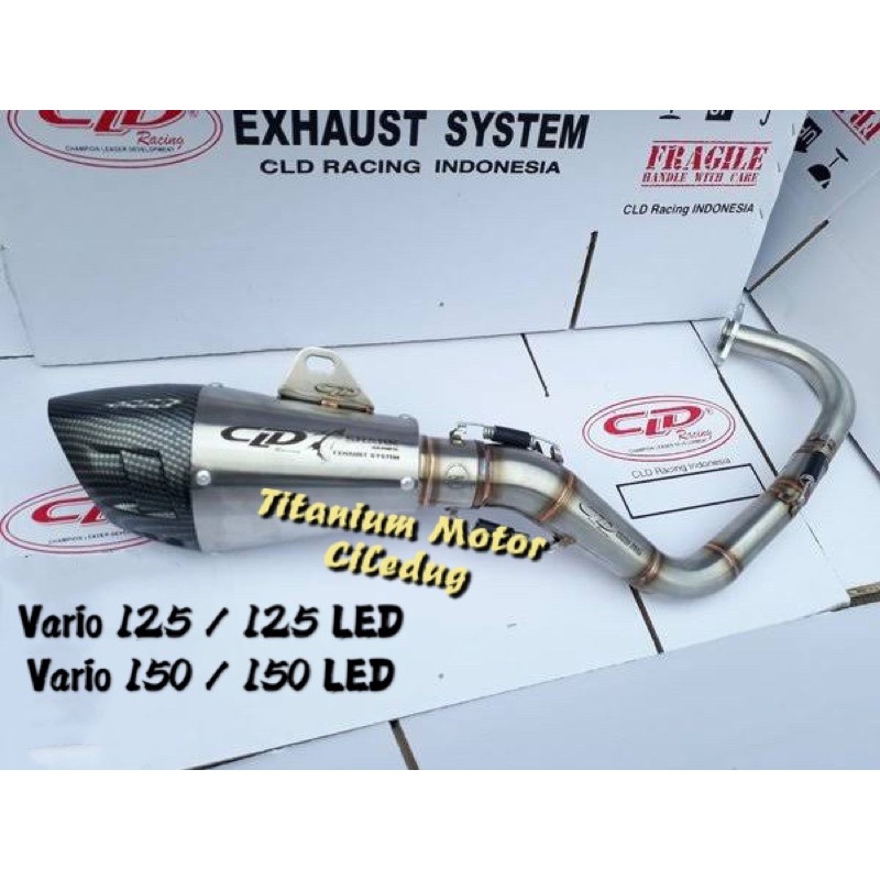 KNALPOT CLD SHARK VARIO 125 / VARIO 150 CLD RACING ORIGINAL