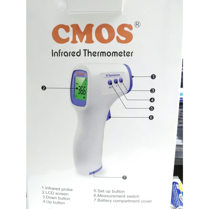 Thermometer Gun Non Contact Infrared Pengukur Suhu Tembak Ready Stock Limited