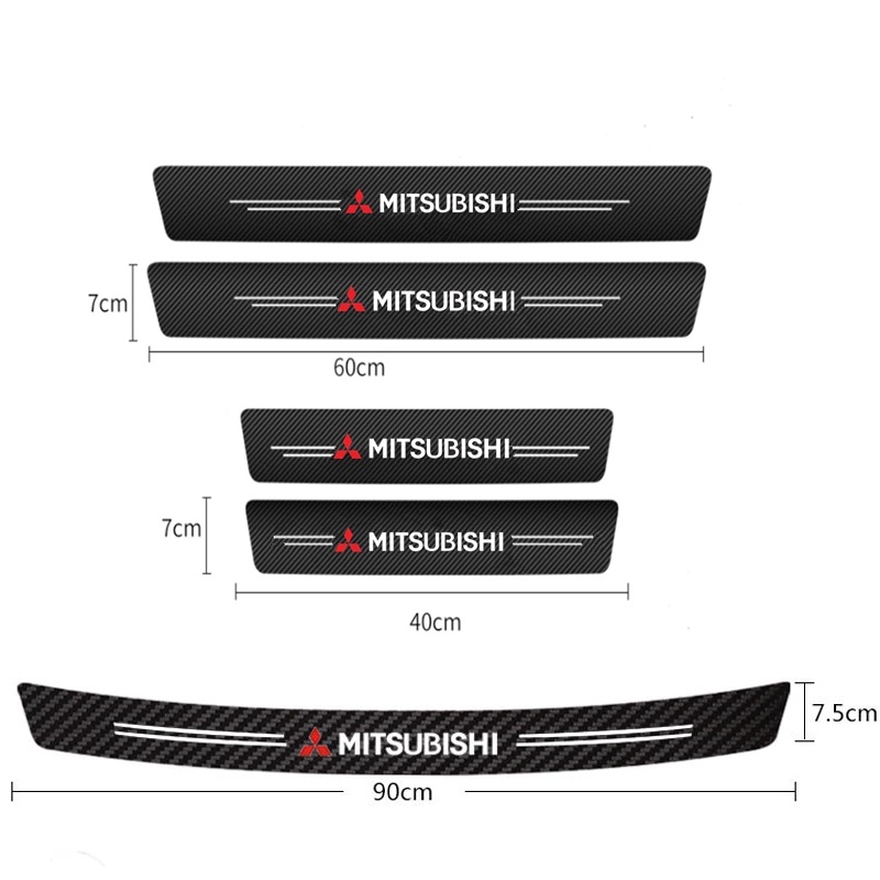 Strip Pelindung Pintu Mobil Mitsubishi Lancer Asx Outlander l200 Eclipse Pajero Anti Gores