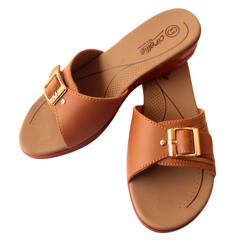 Sandal Wanita Nevada Selop Flat Teplek Santai Kekinian