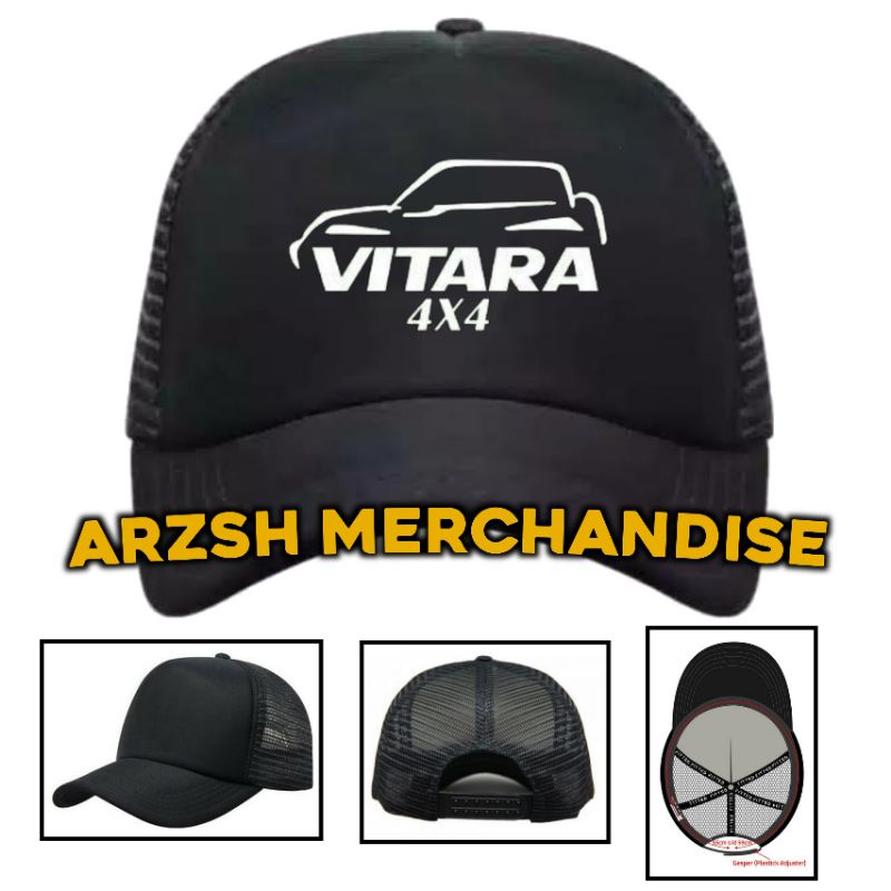 Topi Suzuki Vitara 4x4 Trucker - Topi Trucker Jaring Suzuki Vitara 4x4
