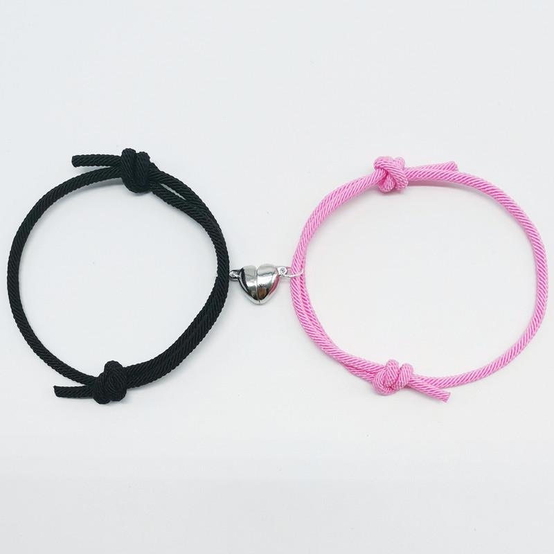 【Ready stock&amp;COD】1pasang / 2 pcs Gelang magnet couple astronot Gelang Couple gelang couple magnet love Tali Karet Desain Astronot Untuk Unisex best friend fashion murah modis