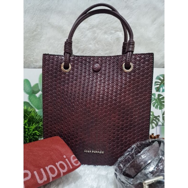 HUSH PUPPIES ORI Cornetto Top Handle (M) - Maroon