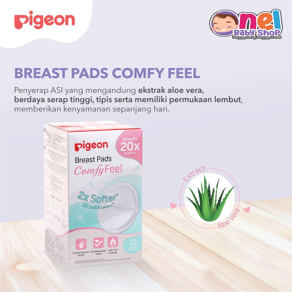 PIGEON BREAST PADS COMFYFEEL 12 pcs