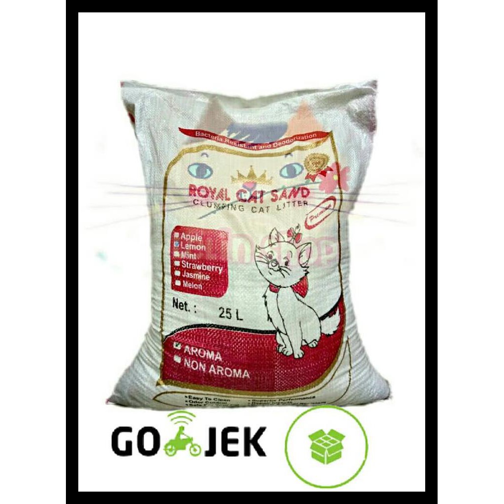 Pasir Kucing Bentonite Royal Cat Sand 25 Liter Jual Murah