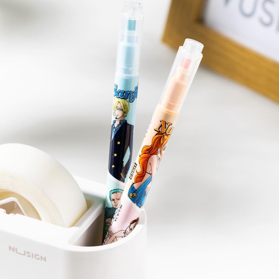 

(O4P2) ✔ Deli One Piece School Highlighter / Penanda Warna Double Dual Tip 6 Warna One Piece Warna Cerah CU352 //Khusus@hari@ini