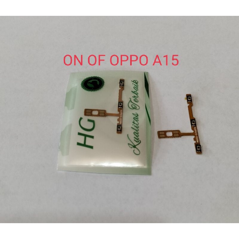 FLEXIBEL ON OFF OPPO A15 TOMBOL POWER OPPO A15