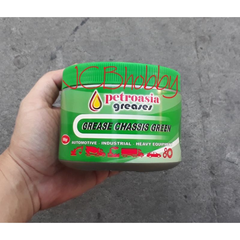 Stempet gemuk pelumas PETROASIA Grease Chassis Green 500g