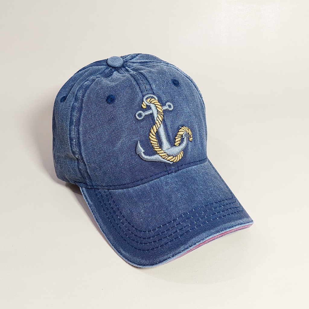 Topi Baseball Pria Import Premium Motif Jangkar