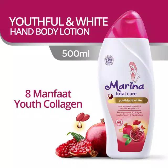 Marina hand body lotion total care 500 ml