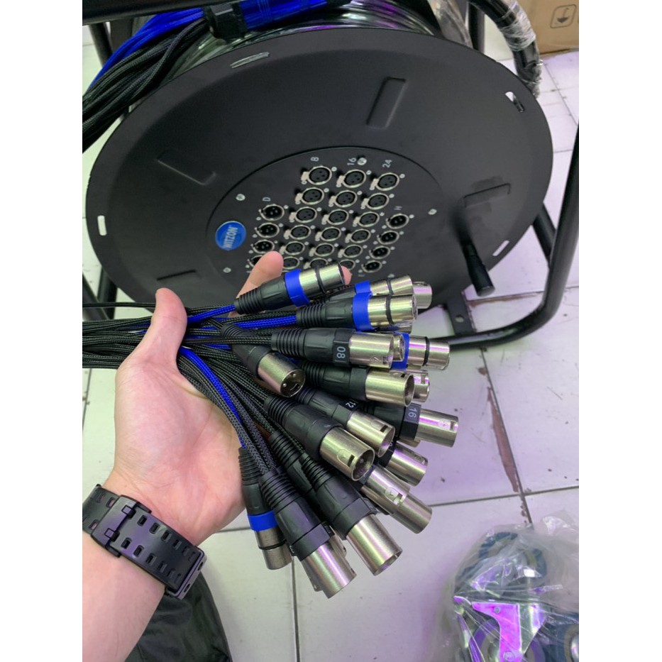 Soundcrest Snake cable 24-8-50 . Snake kabel 24 8 50 meter